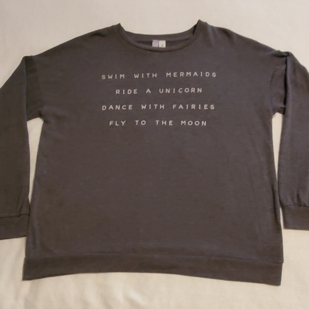 Alfa Grey long sleeve Sweater